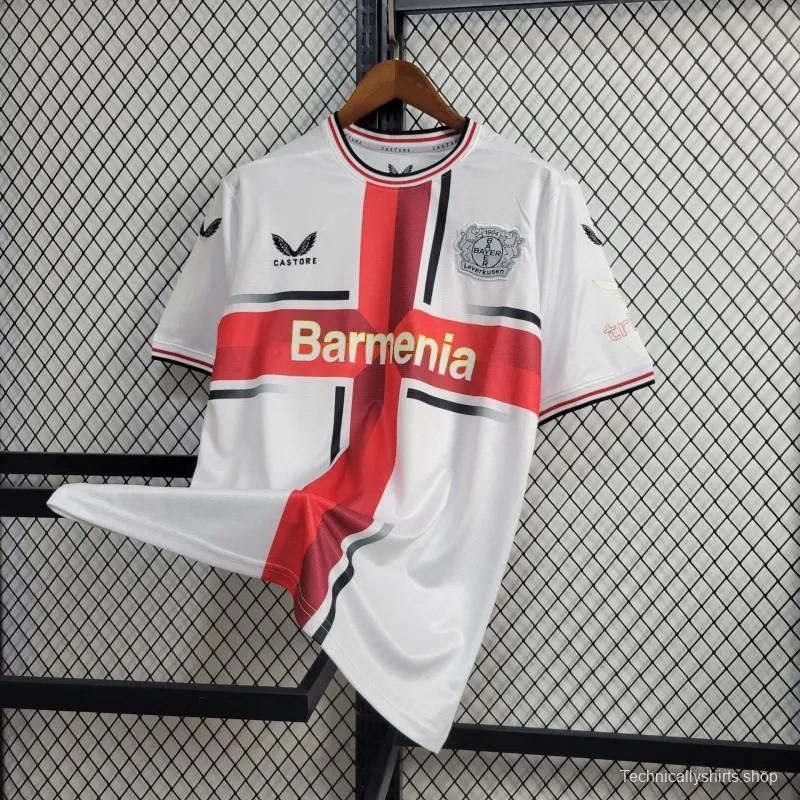 24/25 Bayer 04 Leverkusen Away White Jersey