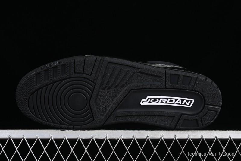 Nike Air Jordan 3 Retro Sneakers in Black with Elephant Print - CK9246-168
