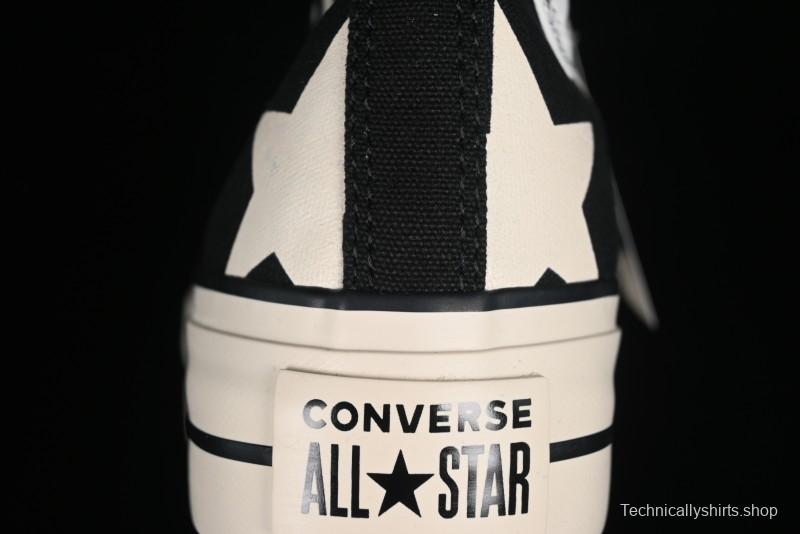 Converse All Star Lift High Top Platform Sneakers with Star Print - A09903C