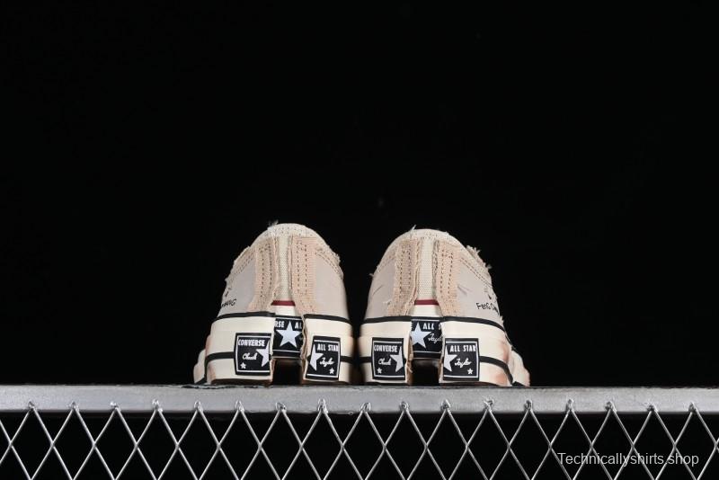 Feng Chen Wang Converse Chuck 70 Low 2-in-1 Deconstructed Canvas Sneakers - A07718C