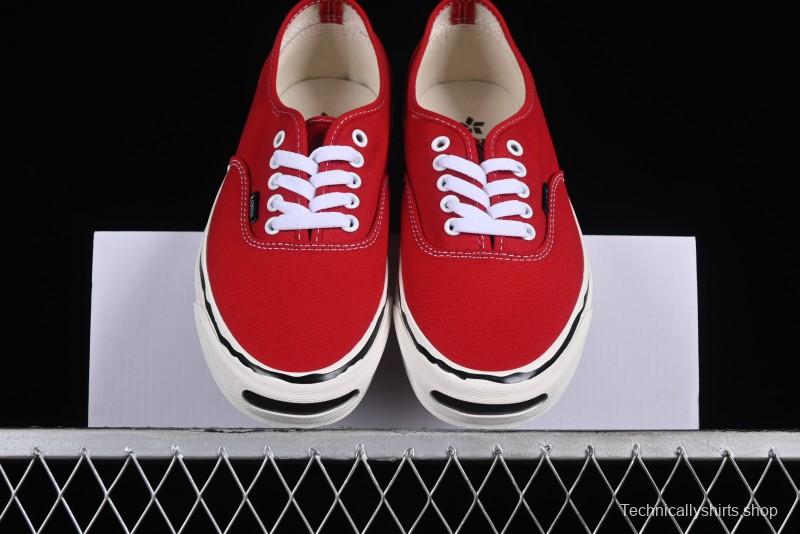 Kamiya x Vulcanize Sneaker 23AW High-End Line Mihara Yasuhiro Dissolution Red Shawn Yue Same Style Painted Letters Low-Top Canvas Shoes