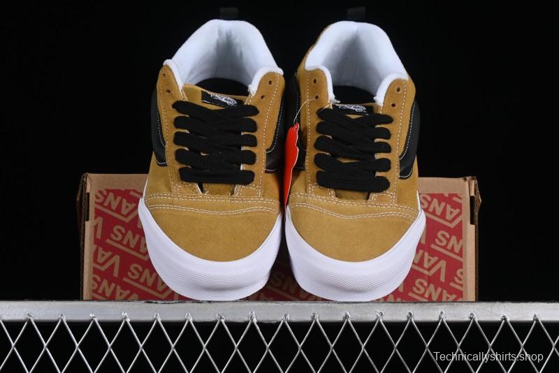 Vans Classics Knu Skool Retro Skate Shoes with Thick Tongue and Oversized Toe - VN0009QC5QJ1