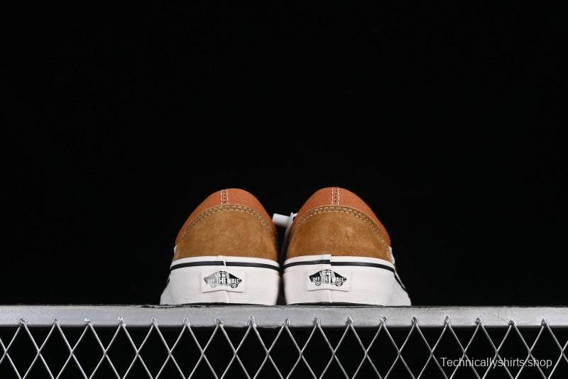 Vans Old Skool Reissue 136 High-End Series Round Toe Orange Canvas Vulcanized Shoes - VN000MT6BKQ