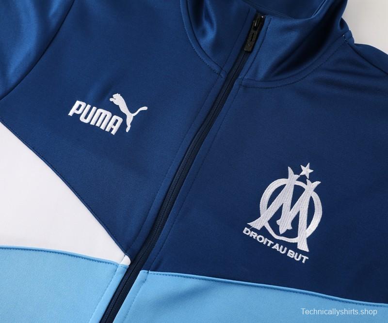 24/25 Olympique Marseille Full Zipper Jacket +Long Pants