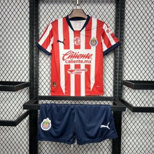 24/25 Kids Chivas Guadalajara Home Jersey