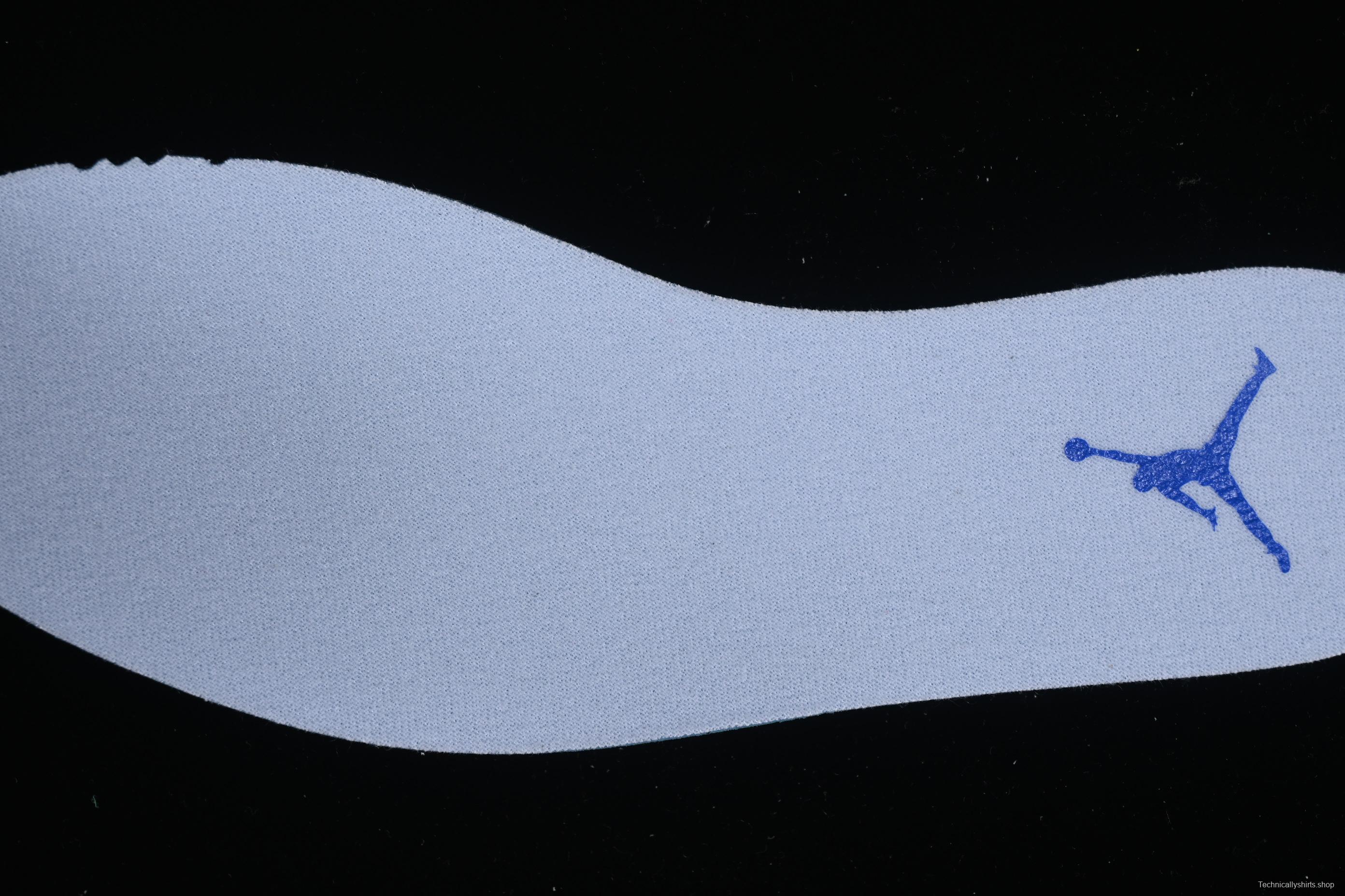 Nike Air Jordan 12 Retro Basketball Shoes in White Black Blue - CT8013-140