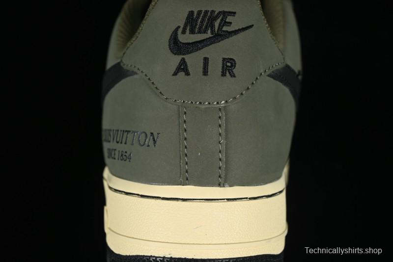 Nike Air Force 1 '07 Low LV Collaboration - Military Green Casual Sneakers - BA8806-223