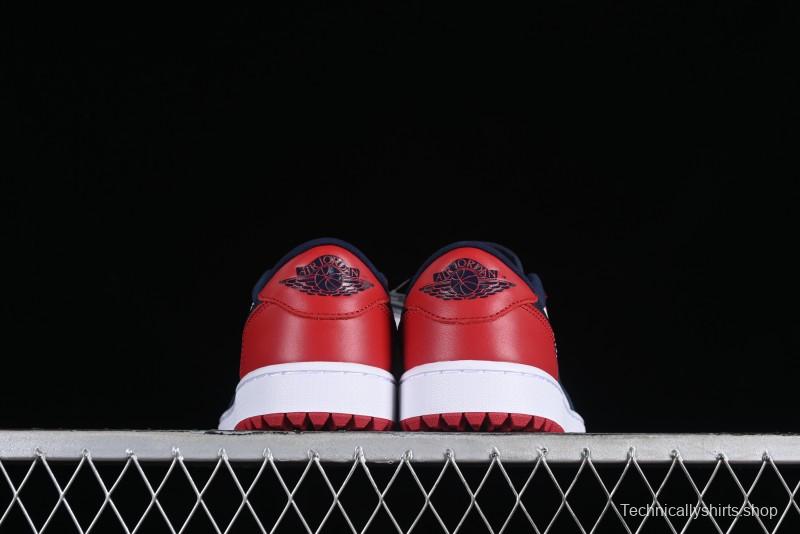 Nike Air Jordan 1 Low Golf Shoes Black Toe - DD9315-113