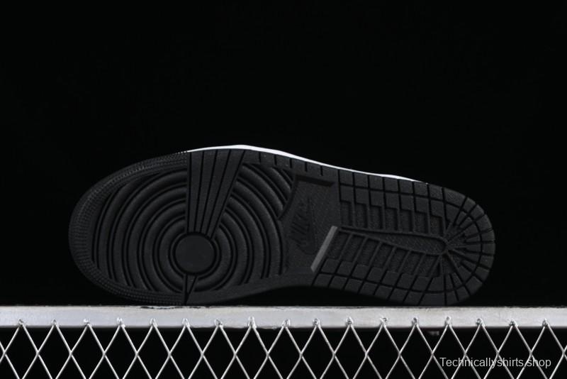 Nike Air Jordan 1 Low AJ1 Black Grey Red Hook Low-Top Culture Basketball Shoes - DC0774-062