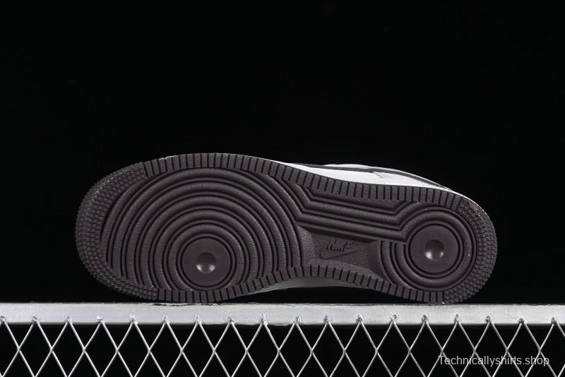 Nike Air Force 1'07 Low The North Face CDG Collaboration - Beige Grey Pigskin Low-Top Casual Sneakers - HD1968-015