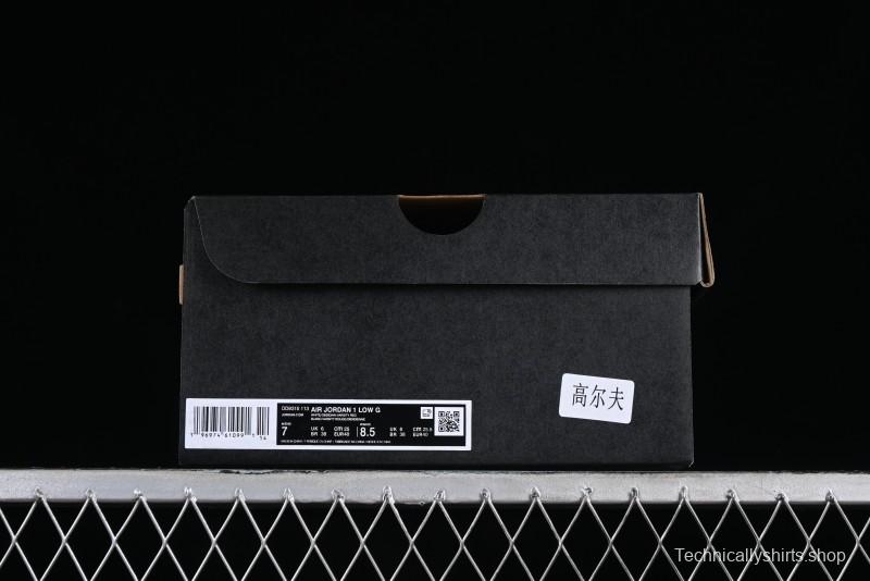 Nike Air Jordan 1 Low Golf Shoes Black Toe - DD9315-113