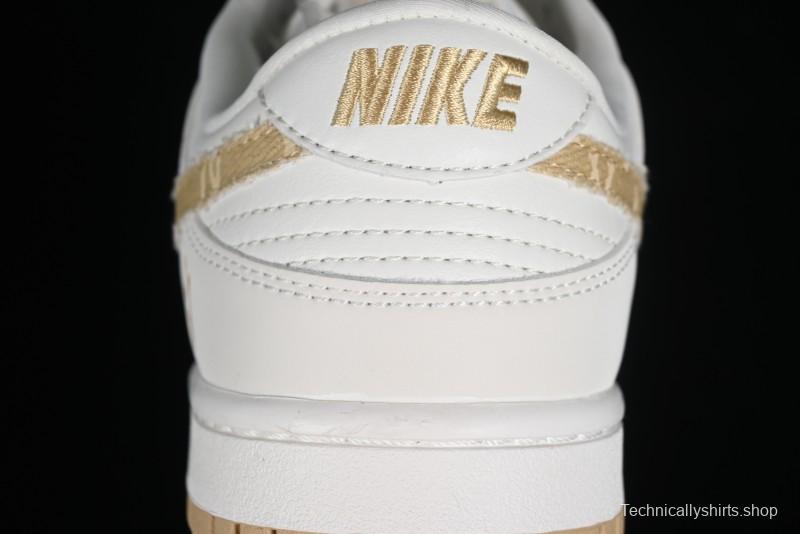 Nike SB Dunk Low MLB Collaboration - Yellow Denim Anniversary Custom Low-Top Casual Skate Shoes - DQ1098-346