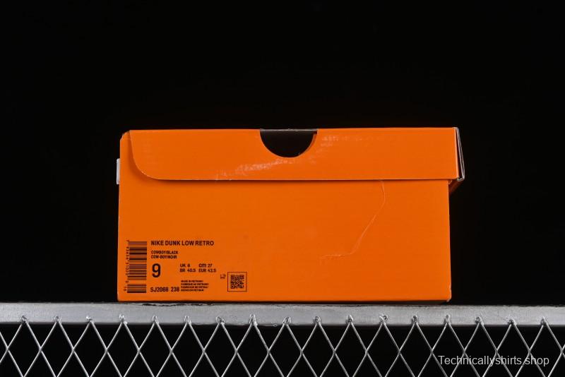 Nike SB Dunk Low LV Collaboration - Black Denim Print Anniversary High-End Custom Low-Top Casual Skate Shoes - SJ2068-238