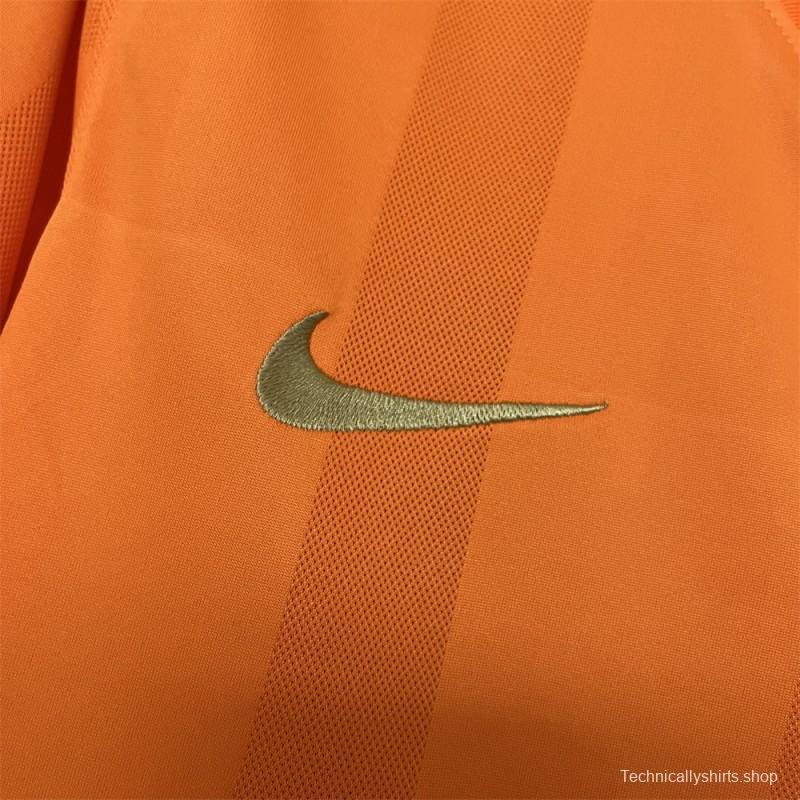 2010 Retro Corinthians Goalkeeper Orange Jersey