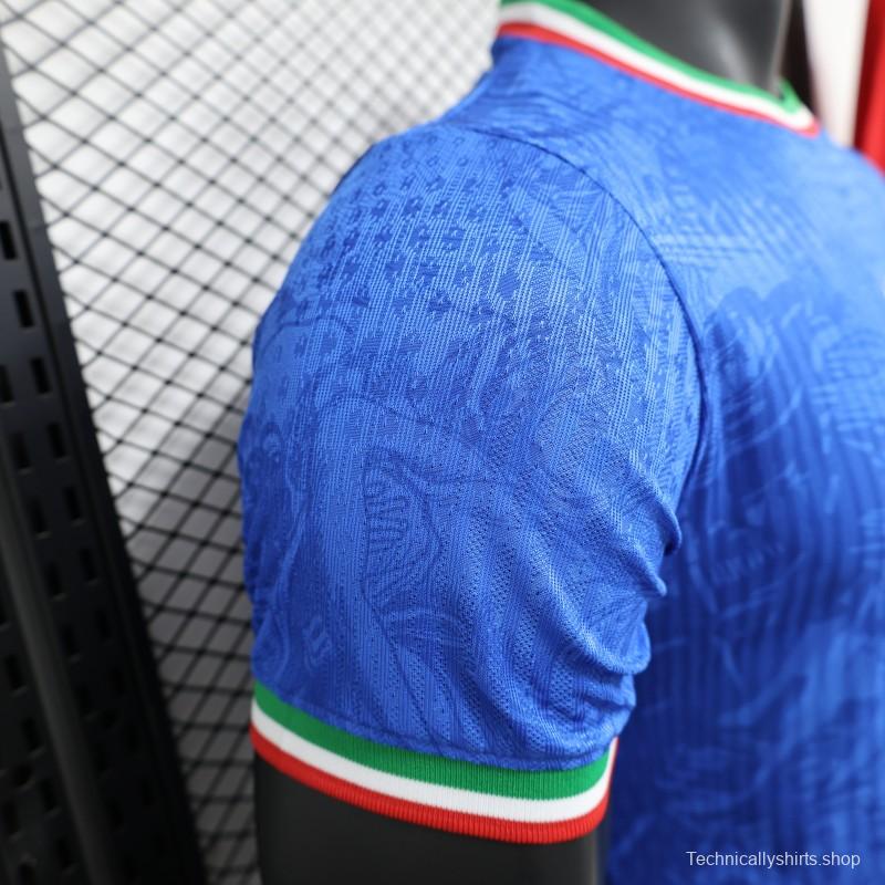 Player Version 2024 Italy Michelangelo Blue Special Training Jersey