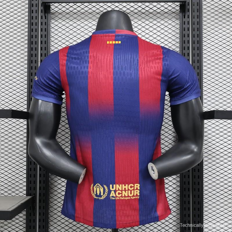 Player Version 25/26 Barcelona Home Leaked Jersey