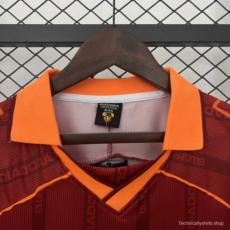 99/00 Retro Roma Home Jersey
