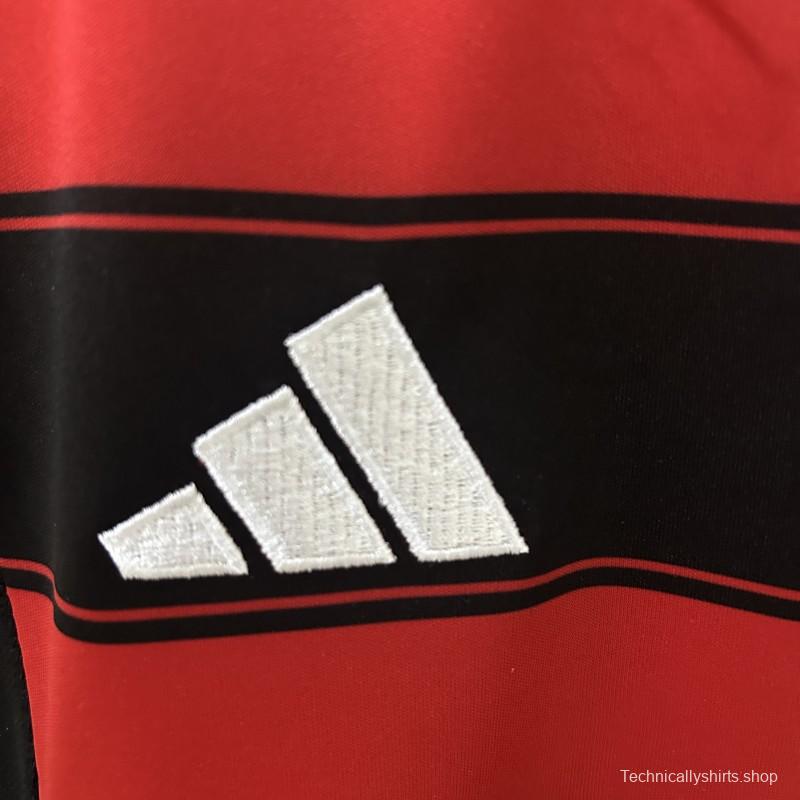 25/26 Kids Flamengo Home Size 16-28 Jersey