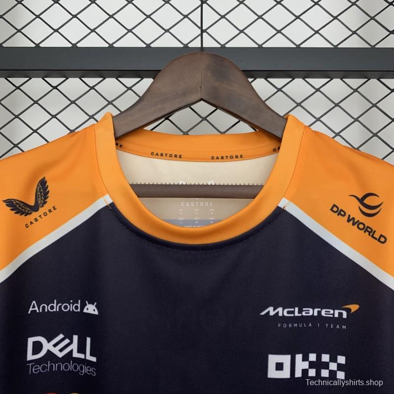 2025 F1 Formula Orange/Navy Mclaren Norris Jersey