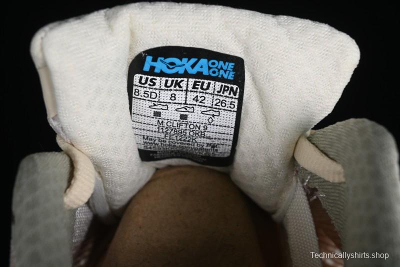 HOKA ONE ONE Clifton 9 Lightweight Breathable Knit Mesh Running Shoes - 1127895 OKB