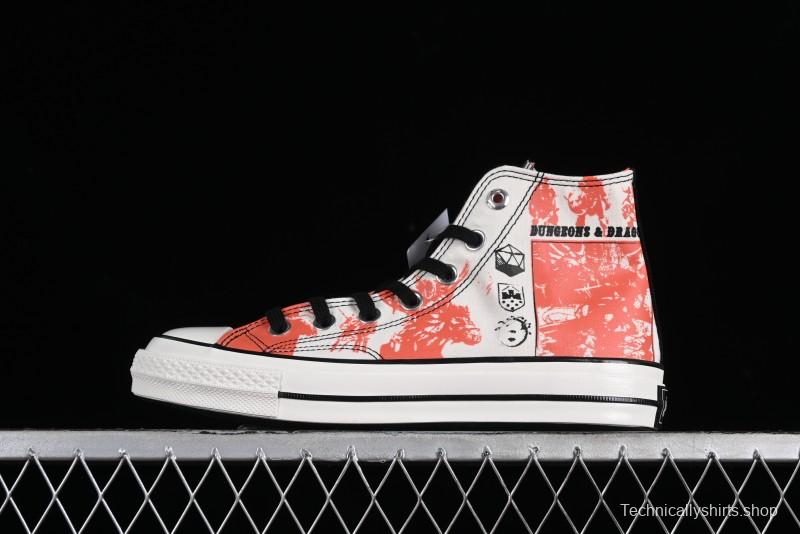 Converse Chuck Taylor High Top Casual Sneakers with Dungeons & Dragons 50th Anniversary Collaboration Design - A09883C