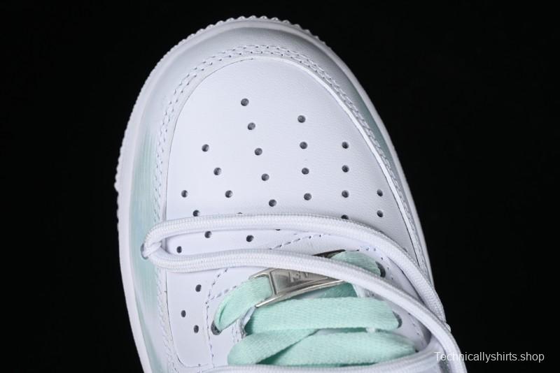 Nike Air Force 1 '07 Low Anime Themed Custom Swoosh Strap Casual Sneakers - ZH0316-023