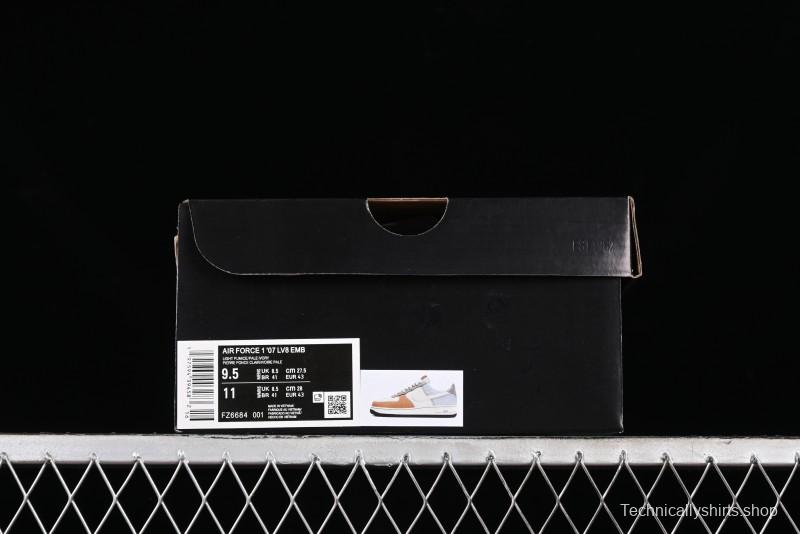 Nike Air Force 1 '07 Low Casual Sneakers with Full-Length Air Cushion - FZ6684-001