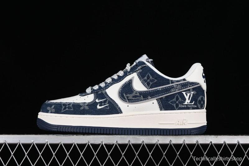 Nike Air Force 1 '07 Low LV Collaboration - Midnight Navy Low-Top Casual Sneakers - SJ2088-003