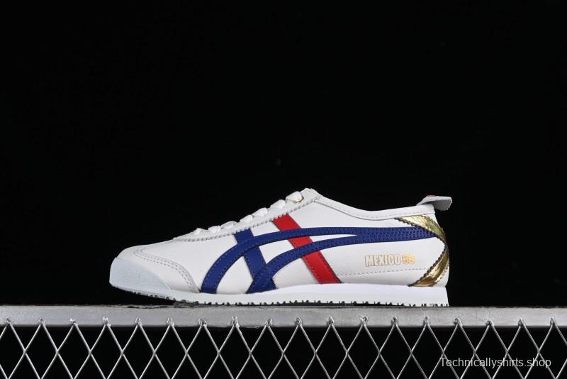 Onitsuka Tiger Mexico 66 Low-Top Leather Sneakers for Casual Running - D507L-0152