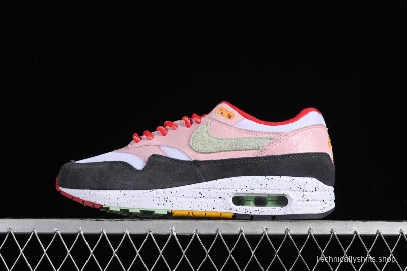 Nike Air Max 1 Retro Running Shoes with Half-Sole Air Cushion - FZ4133-640