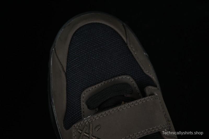 Nike Travis Scott x Jordan Cut The Check AJ1 Basketball Shoes with Velcro Design - FZ8117-200