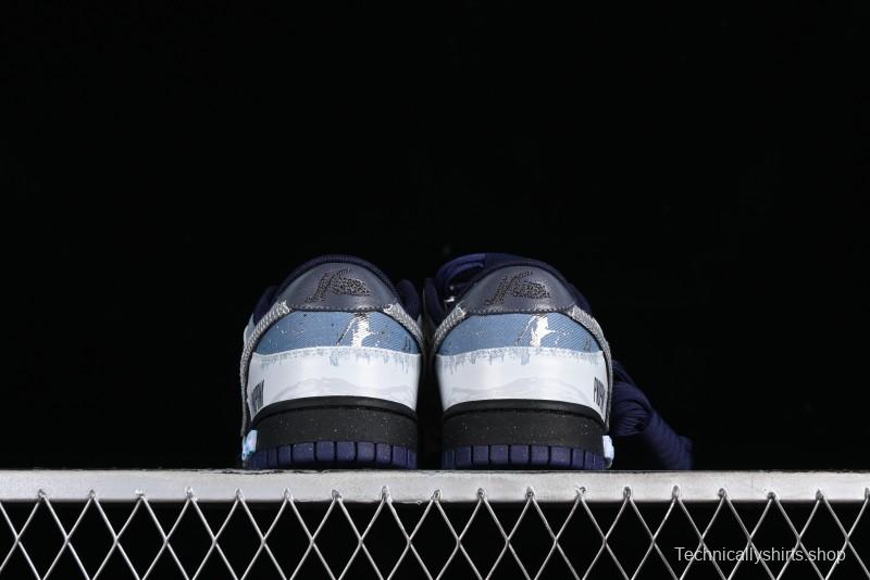 Nike Dunk Low Panda Prank Surf Fishing SB Strap Low-Top Casual Sneakers - FV8106-181