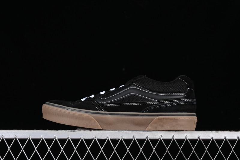 Vans Classics Knu Skool Retro Skate Shoes with Enhanced Cushioning and Breathable Mesh - VN0A5JM22WN