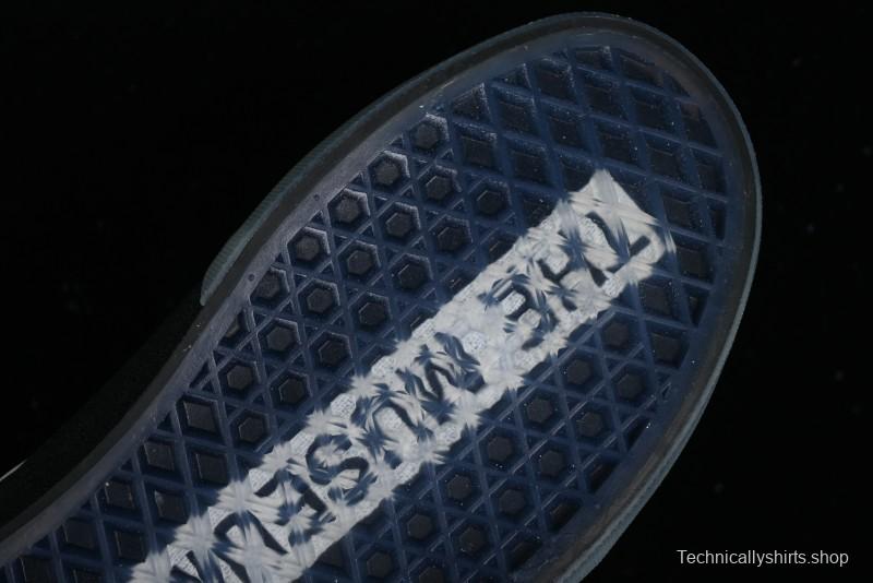 Vans Slip-On Classic Collaborative Hand-Painted Graffiti with Pink Accents and Crystal Outsole Checkerboard Slip-On - VN000CT5BPA