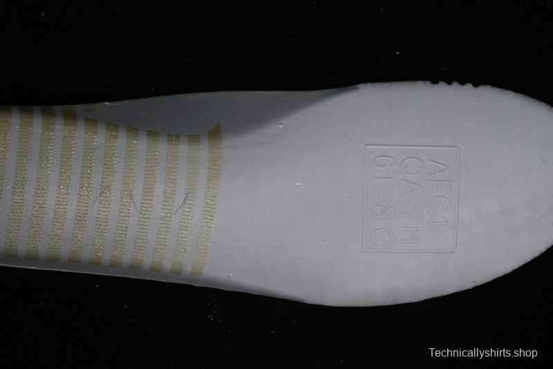 Nike Air Force 1 '07 Low Casual Sneakers with Anime-Inspired Hand-Painted Design, Broken Swoosh Shadow Effect, Brown/Black - CW2288-111