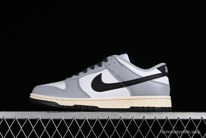 Nike Dunk Low SB Light Smoke Grey White Grey Casual Skate Shoes - DD1503-117
