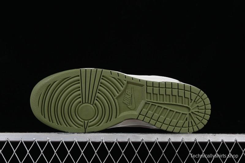 Nike SB Dunk Low LV Collaboration - Beige Green Luxury Custom Low-Top Casual Sneakers - XX2025-318