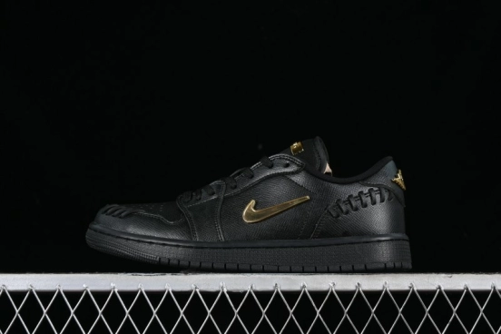 Nike Air Jordan 1 Low "Method of Make" Casual Sneakers with Woven Design - FN5032-007