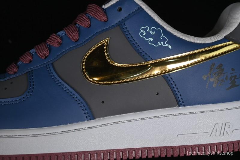 Nike Air Force 1 '07 Low Sun Black Myth Wukong Themed Casual Sneakers - CW2288-111