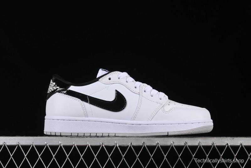Nike Air Jordan 1 Low '85 Metallic Black White Blue - FB9933-102