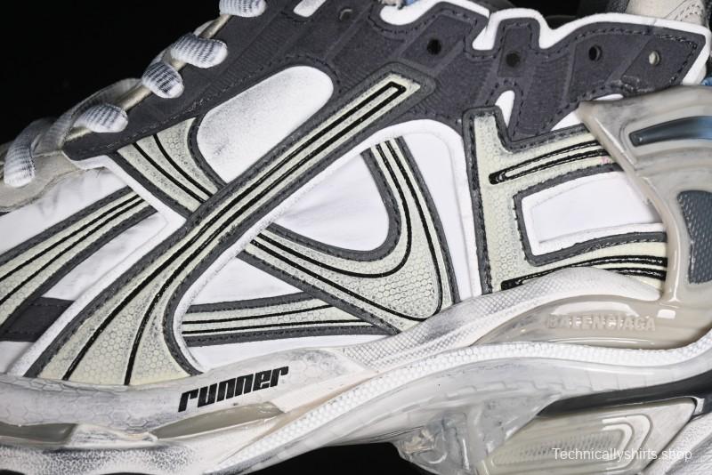 Balenciaga Runner Kith Four Color Retro Casual Shoes - W3RMU0150