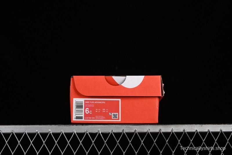 Nike Flex Advance Hook and Loop Breathable Soft Lightweight Kids Shoes - CZ0186-006