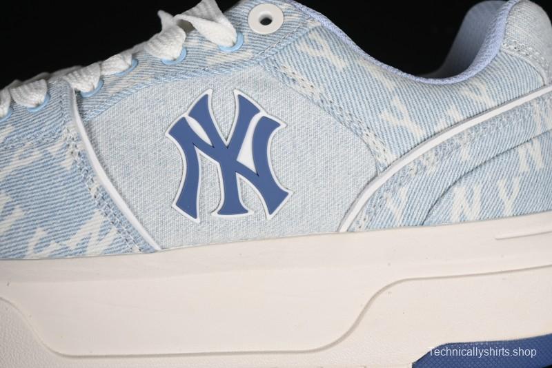 New York Yankees MLB Bigball Chunky Embo Monogram Platform Sandals - 3ASXCDC4N50SBS