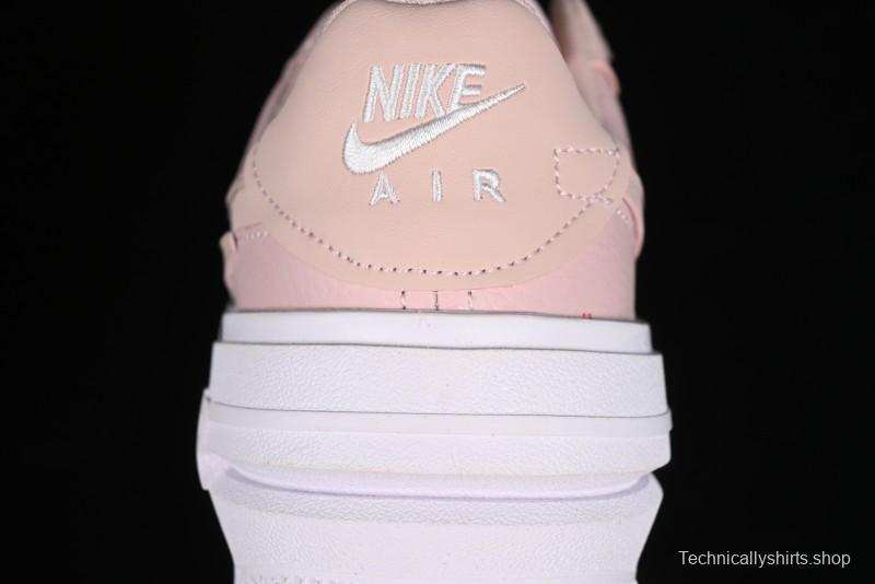 Nike Air Force 1 PLT Low-Top Casual Sneakers with Speed-Inspired Swoosh Design - DJ9946-602