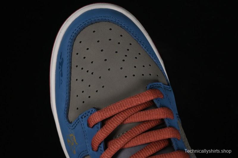 Nike Dunk Low Retro Deconstructed Casual Sneakers with Cloud and Dragon Patterns Inspired by Black Myth: Wukong Game - DV2433-109