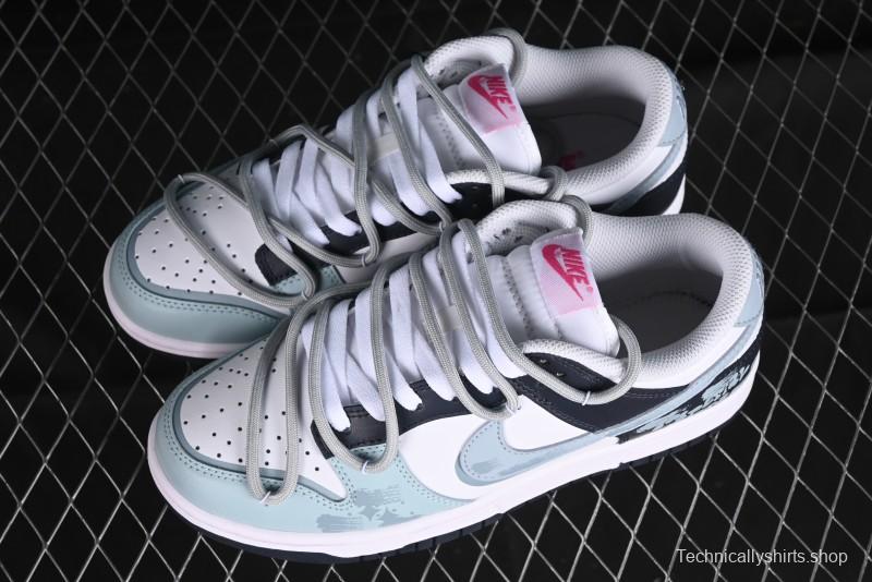 Nike Dunk Low Retro SB Graffiti Strap Casual Skate Shoes - FB9109-401