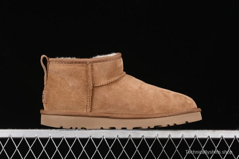 UGG Classic Ultra Mini Short Boots with Genuine Australian Shearling and TREADLITE Outsole - 1116109