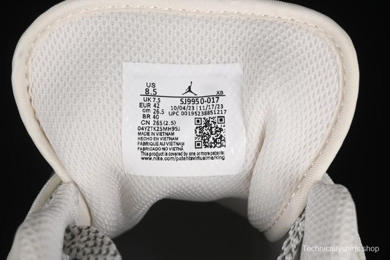 Nike Air Jordan 1 Low Supreme Collaboration - Retro Basketball Shoes in Off-White Red with Small Logo - SJ9950-017