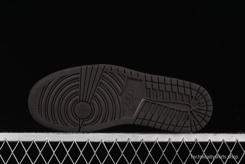 Nike Travis Scott x Air Jordan 1 Low OG AJ1 Reverse Swoosh Sneakers - DM7866-202