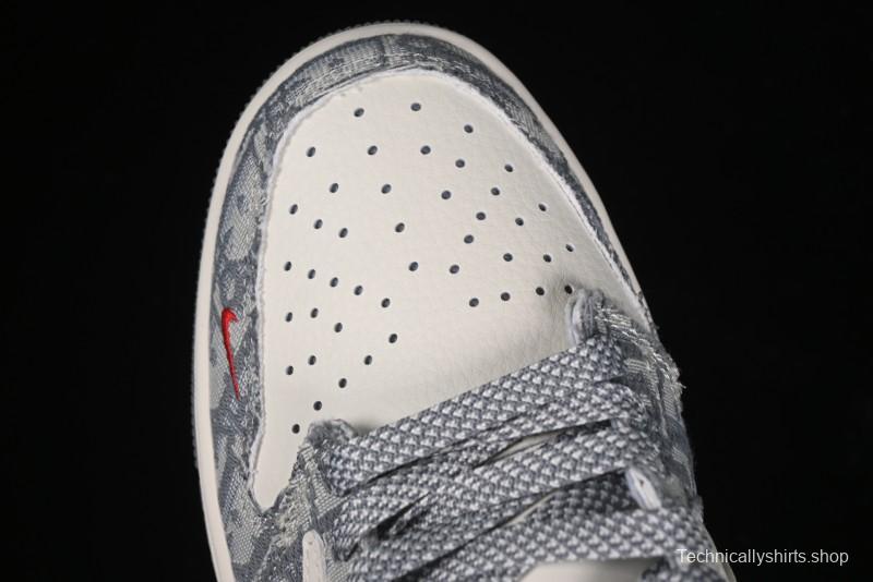 Nike Travis Scott x Fragment Design x Air Jordan 1 Low OG SP AJ1 Low Top Casual Sneakers - XY2688-113